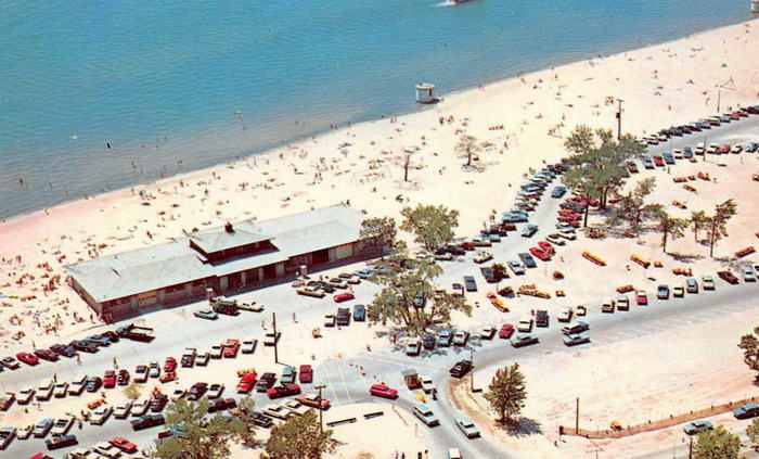 Grand Haven State Park - Old Postcard (newer photo)